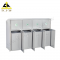 Four-compartment Stainless Steel Recycle Bin(TH4-110SB) 